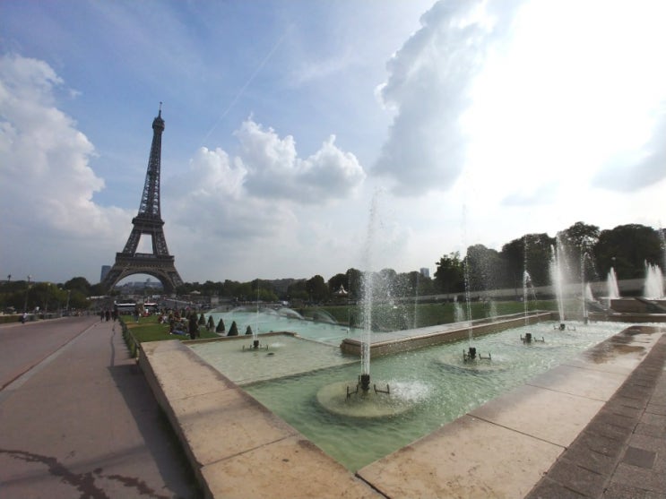 파리 여행코스 추천, 에펠탑 뷰포인트 트로카데로 공원