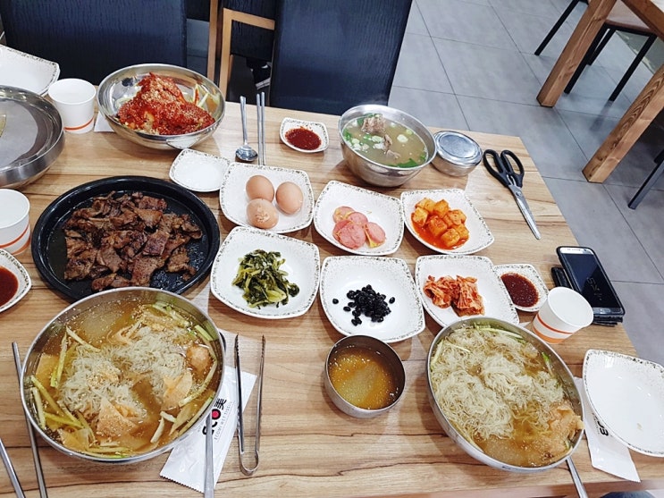 대전오월드맛집 냉면이랑고기 그리고 갈비탕