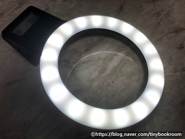 스마트폰 카메라 링 LED 조명 구매후기 Selfie Ring Light XJ-18
