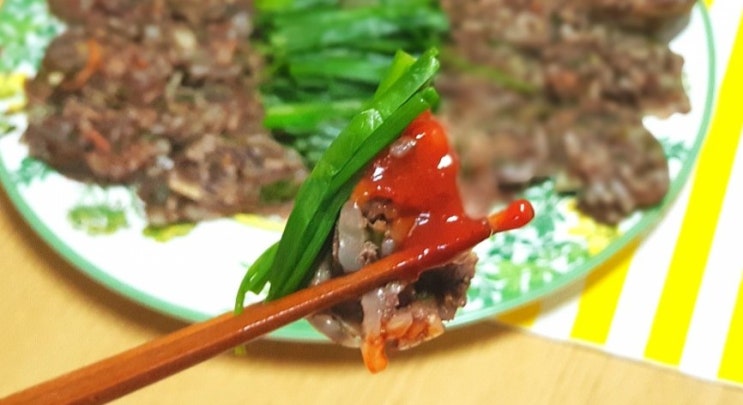  순대 맛있게 찌는법 / 삶는법 - 부추고기순대 사랑입니다!