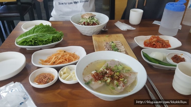  제주 서귀포 맛집 / 솔동산 고기국수 / 수육 고기국수