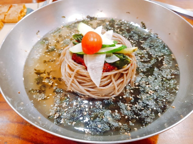  강남구청 역 점심 맛집 회식  봉평메밀막국수