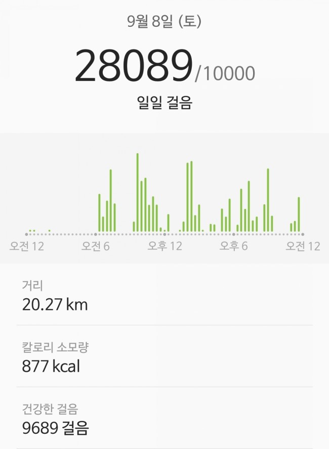 「2018.09.08  운동일기 & 식단일기」