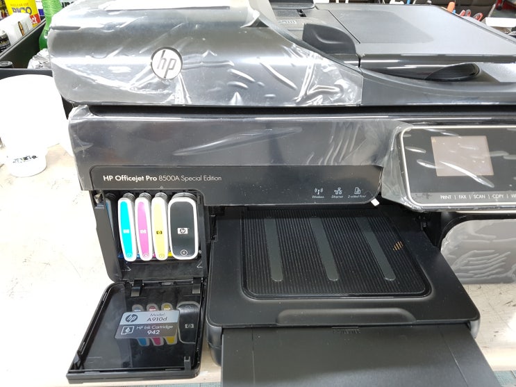  울산 hp 무한잉크 프린터 복합기 수리, 판매, 임대전문 - HP 8500A 수리