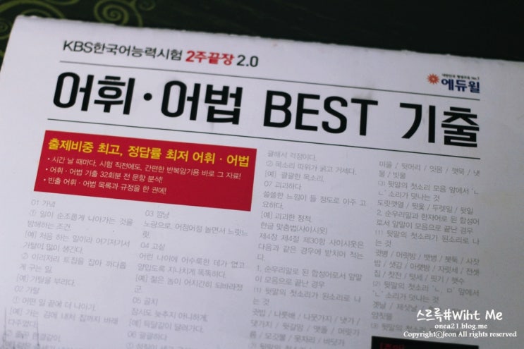  이게 표준어라고?:) 한국어능력시험 공부 할 만하다!!