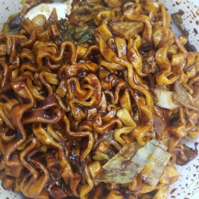  밀키스 & 진짜장 & 인가 샌드위치 먹방 혹은 리뷰