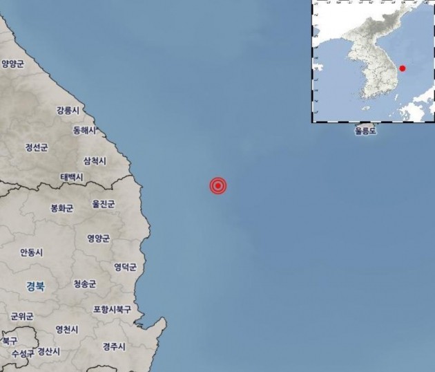  경남 울진 동쪽 46km 해역에서 규모 2.4 여진! 지진 영향은?