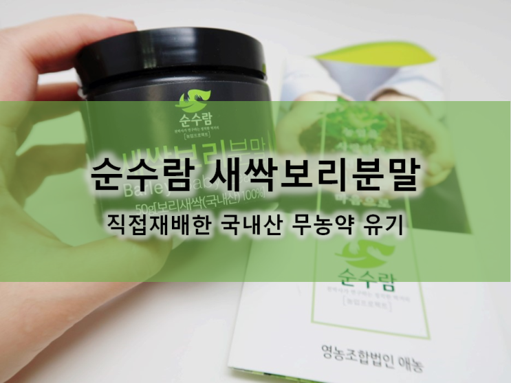  새싹보리분말 :: 직접재배한 국내산 무농약 유기농 100% 만나보세요