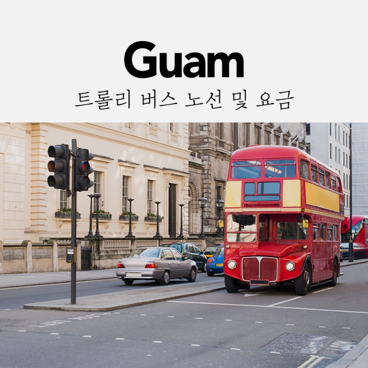  뚜벅이들을 위한 트롤리버스 노선 및 요금 (레드 구아한, 레아레아)
