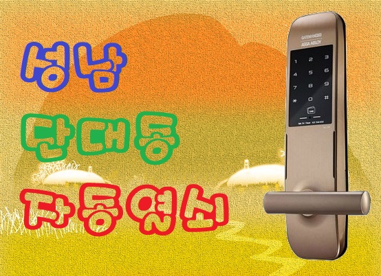  성남단대동자동열쇠 업그레이드된 게이트맨