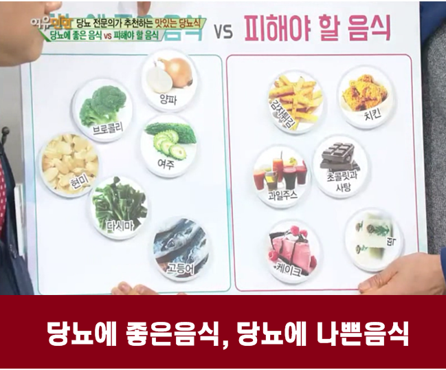 당뇨병에 나쁜 음식이 무엇인지 꼭 알아두세요.