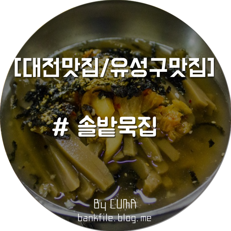  [대전맛집/유성구맛집] 솔밭묵집