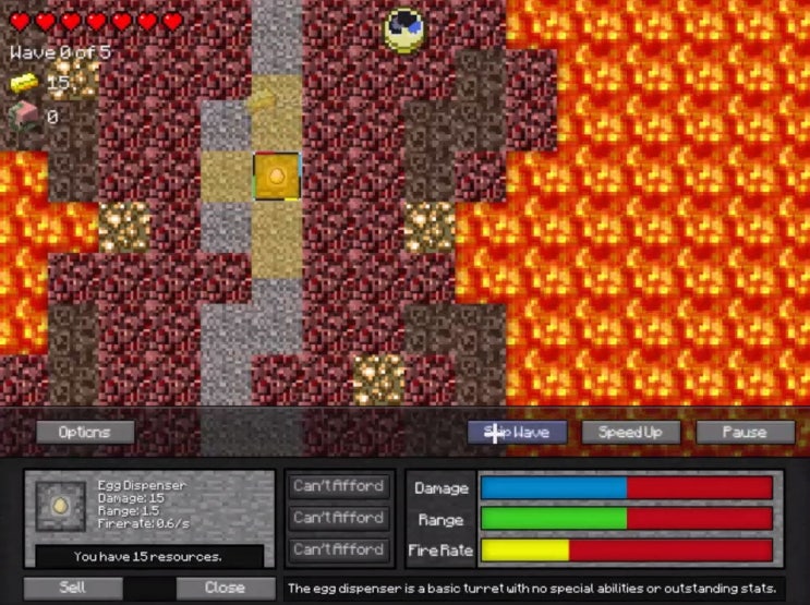  마인크래프트 디펜스 게임하기 [Minecraft Tower Defence]