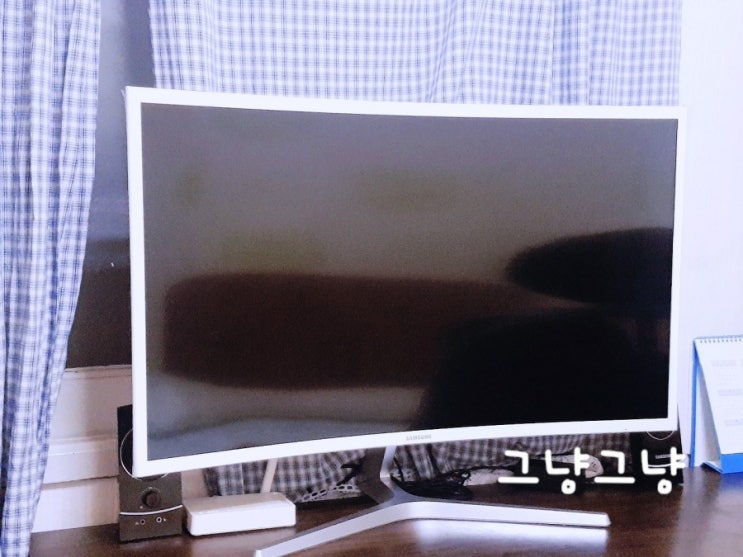  삼성전자 모니터 C32F397 32인치 커브드 모니터