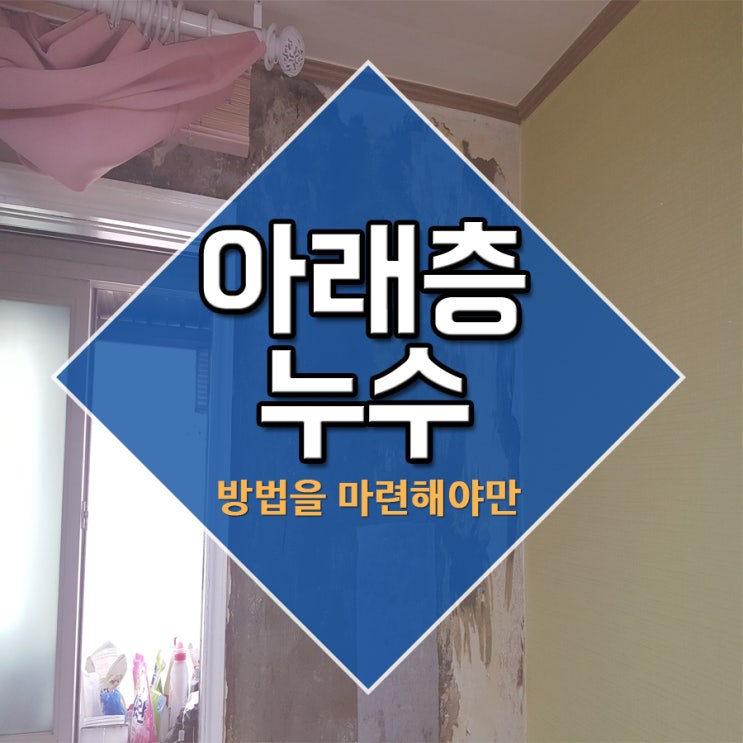  아래층누수 방법을 마련해야만