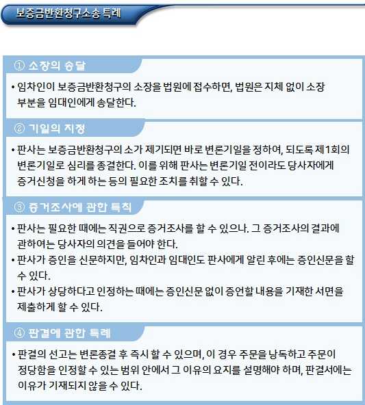 보증금반환청구소송 및 약속어음 공증