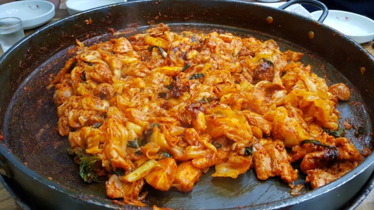 무실동맛집/원주 솔터닭갈비/닭갈비 + 닭내장볶음 = 존맛탱*.*!