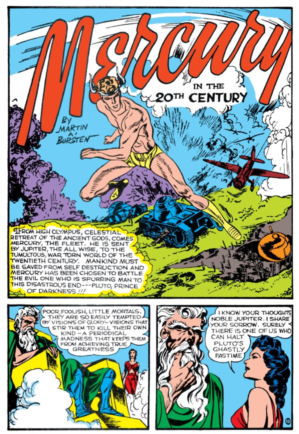  이터널스의 첫 등장,  "Mercury In the 20th Century"