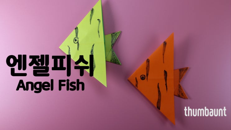  아주쉬운 물고기접기 "엔젤피쉬" [How to Make a Angel Fish]