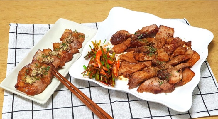  통삼겹 오븐 구이 수육 만들기