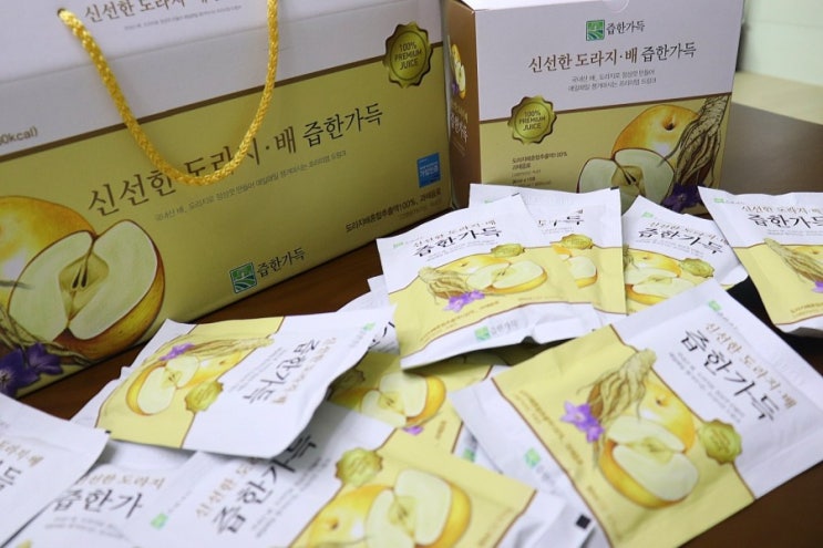  신선한 건강즙 도라지 배즙 즙한가득 프리미엄 주스