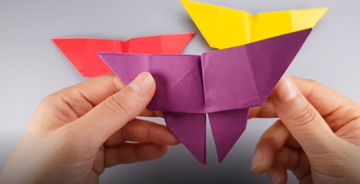  색종이 나비 종이접기 "쉬운작품편" [Easy Origami Butterfly]