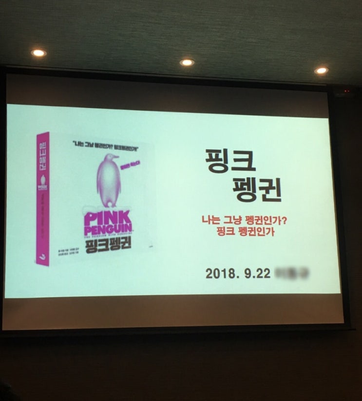  두번 읽은 핑크 펭귄, "어떻게 사업에 적용할 것인가?" 에 대해 토론하다