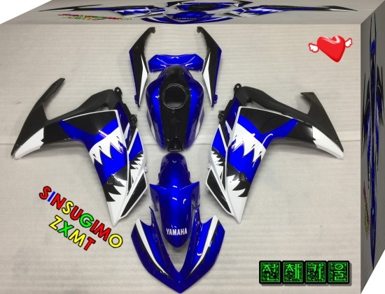  #YAMAHA #YZF R3  2017 2018 #샤크도색 #신스기모카울 