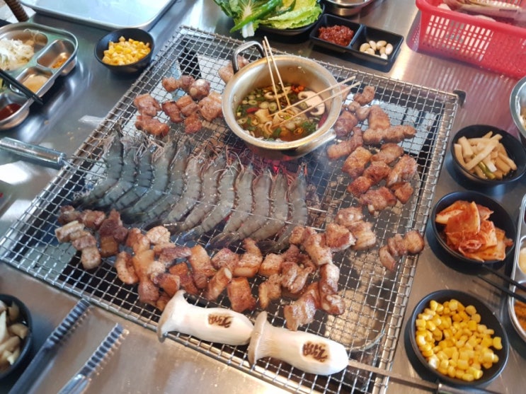  양산 빡돈, 대나무 숲에서 바베큐