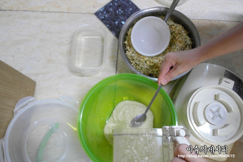 녹두빈대떡 만드는법 고소하고 바삭하게(녹두전 만들기) : 네이버 블로그