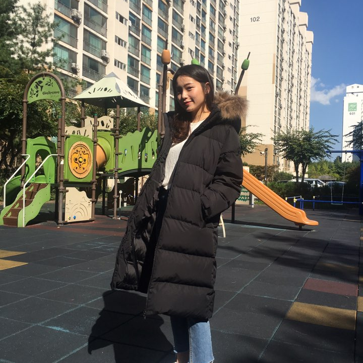  클라이드앤 롱패딩 현아 다운 : 코어파카 시리즈 블랙 후기!