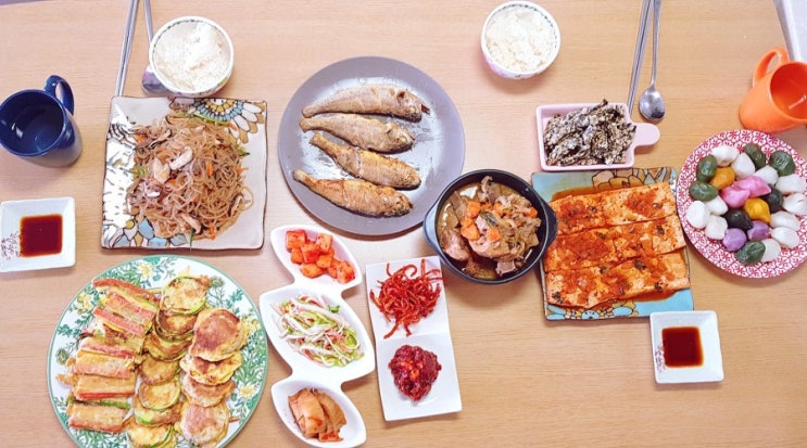  시부모님 명절상 차려 드렸어요 :D