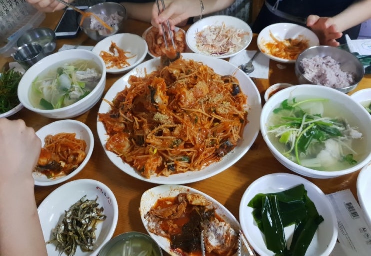 부산/남포동/국제시장 맛집 『 행운식당 』 아귀찜 해물찜