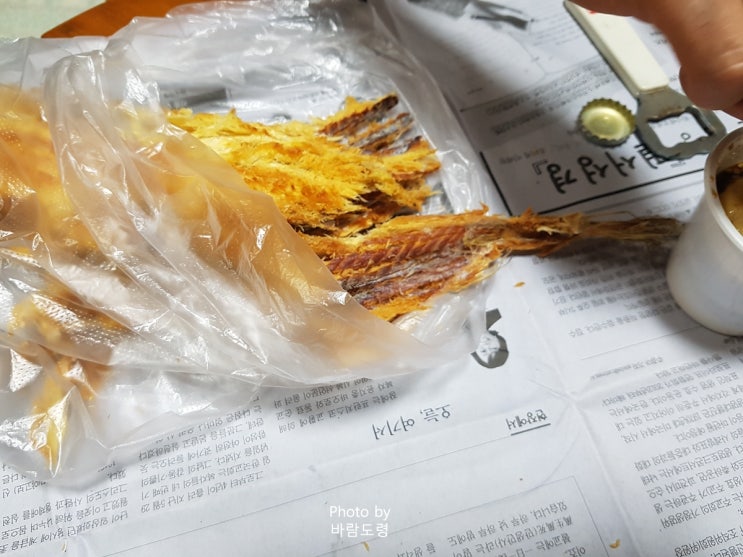 황태가맥에서 사온 황태포! 바삭바삭!! 황태가맥에서 사온 황태포! 바삭바삭!!