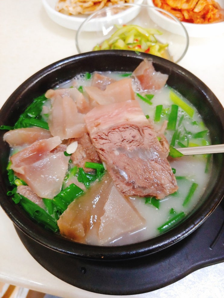  문학동 한우소머리곰탕집 다녀왔어요