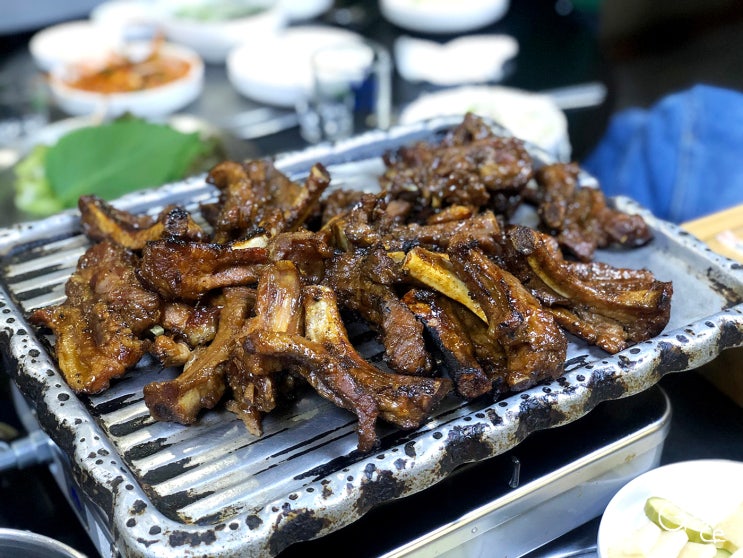  을지로 고기집 회식장소로 좋은 오는정 쪽갈비 진짜 맛있오