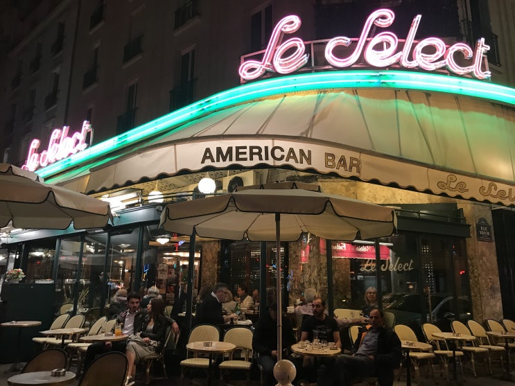 [파리 여행 3일차 ⑦] - Le Select (르셀렉트) 몽파르나스 맛집, 피카소와 헤밍웨이가 즐겨찾던 레스토랑