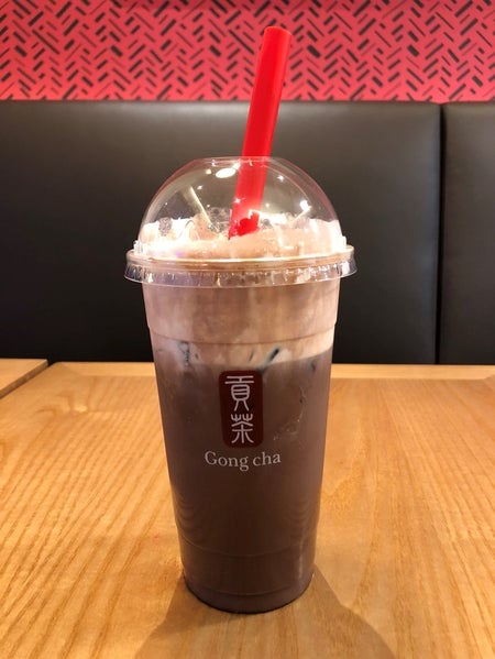 공차 더 진한 초콜릿 밀크티 마셨습니다 7