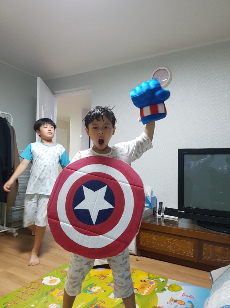  어벤져스 캡틴아메리카 방패 자작기~