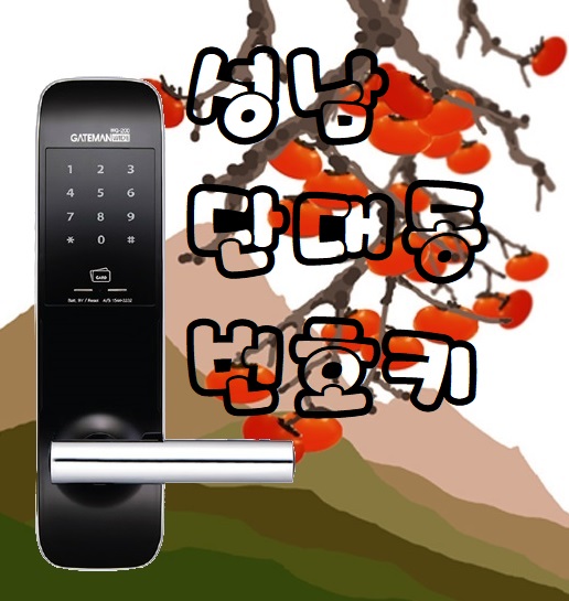  성남단대동번호키 디지털도어락 최고예요