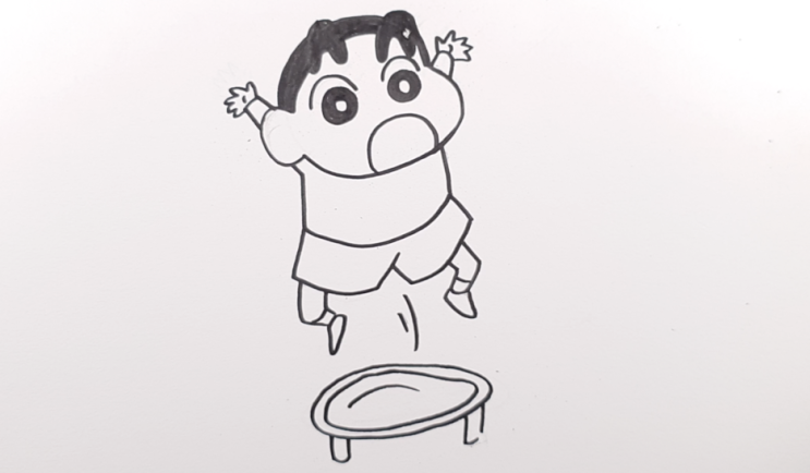  [짱구색칠공부] : 싸인펜으로 귀여운 짱구 그림그리는 방법및 사진 다운로드