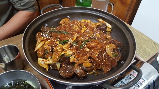 인수동 한아름곱창의 순대곱창