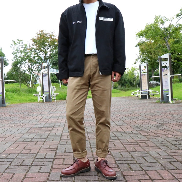  남자 치노팬츠 백년상점X나노텍스 방수바지 신기해