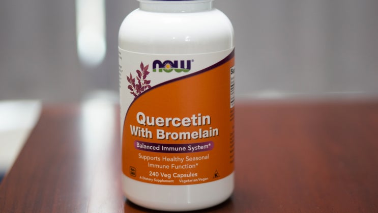  Now food Quercetin with Bromelain 800mg 복용후기