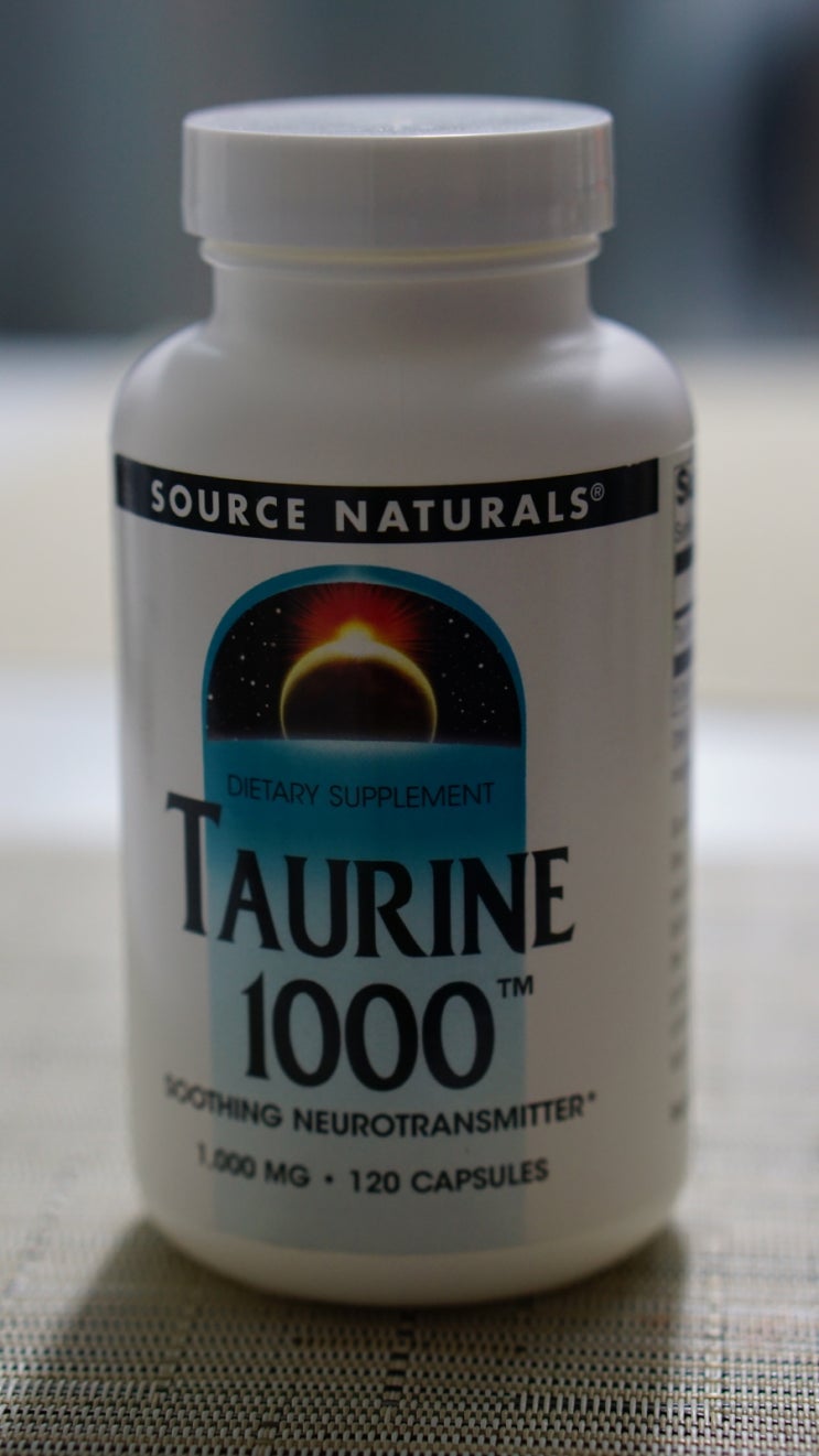  Source naturals Taurine 1000mg 복용후기