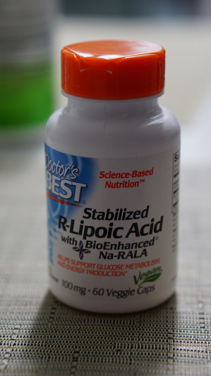  Doctor's Best stabilized R-lipoic Acid 100mg 복용후기