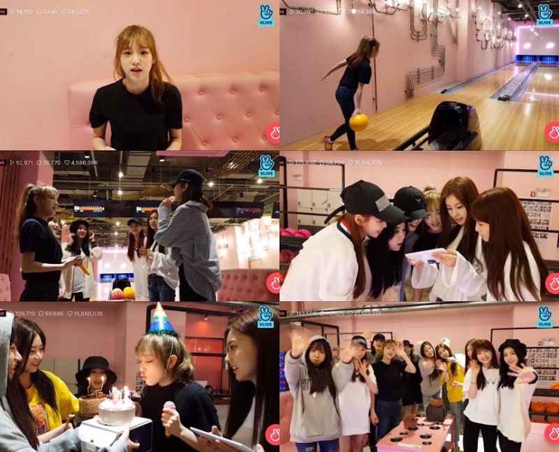 아이즈원(IZ*ONE), 최예나 생일 맞아 볼링대회…V라이브 15만 명 시청