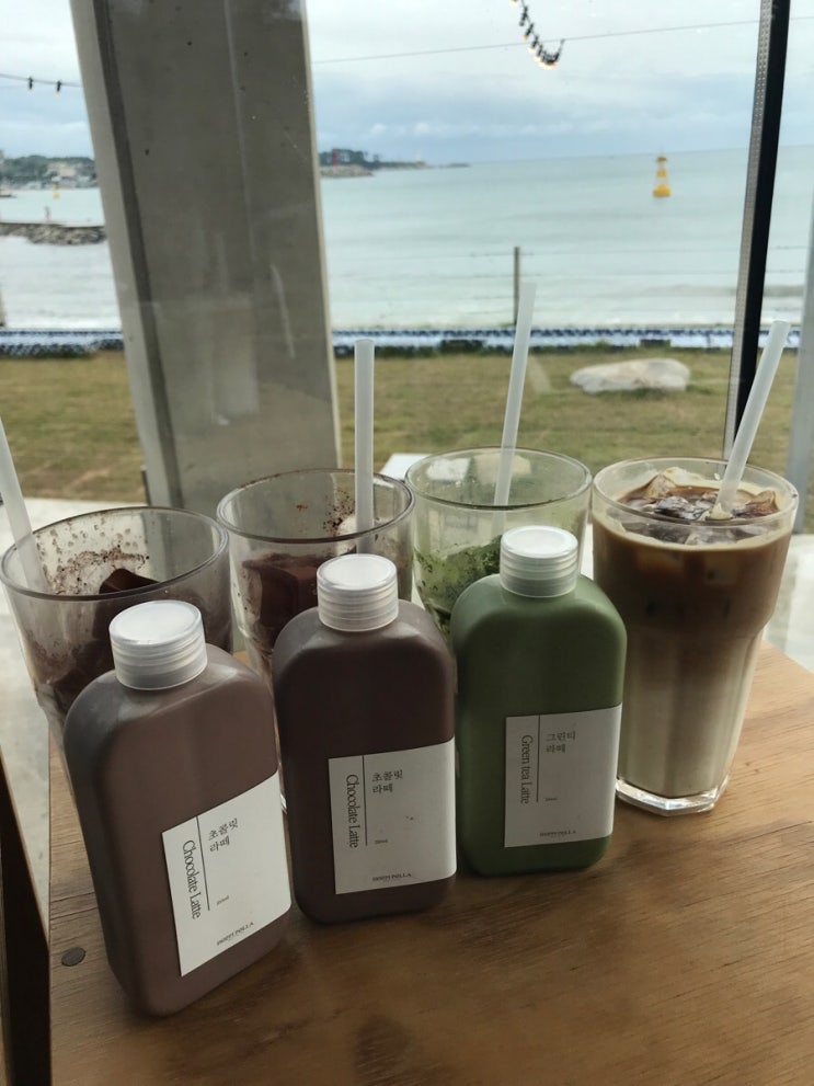  울산 간절곶 카페 호피폴라 오션뷰 카페 느므 예쁘다