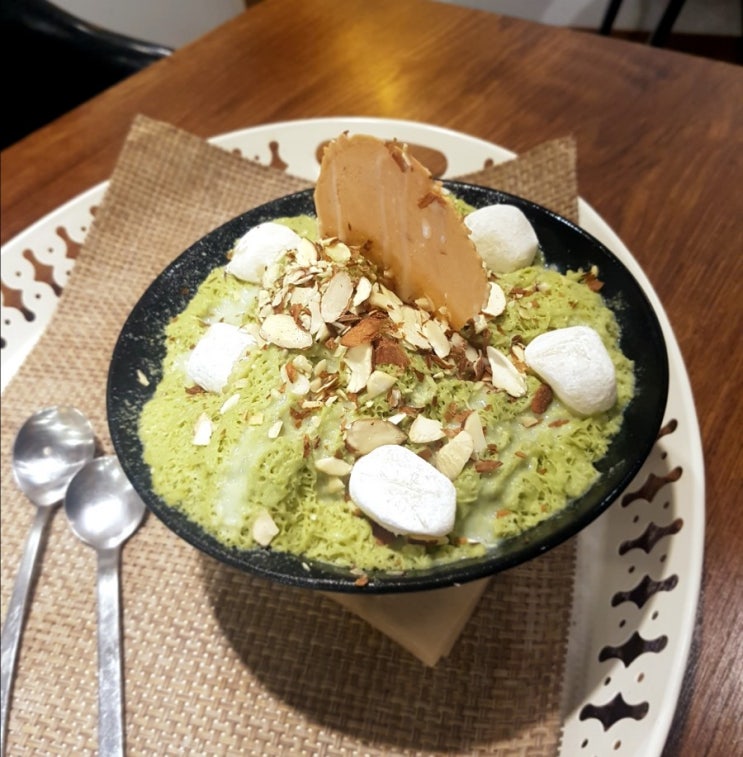  〔 삼청동 빙수 ; 삼청동 디저트 츄로 101〕  녹차빙수 후기