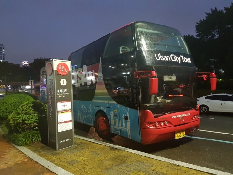  울산여행 시티투어 울산 야경투어 달빛투어 비가 오는 시티투어 다녀오기
